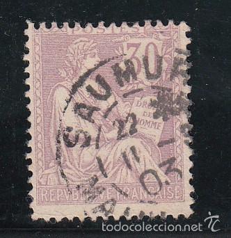 Sellos: francia  128 usada, - Foto 1