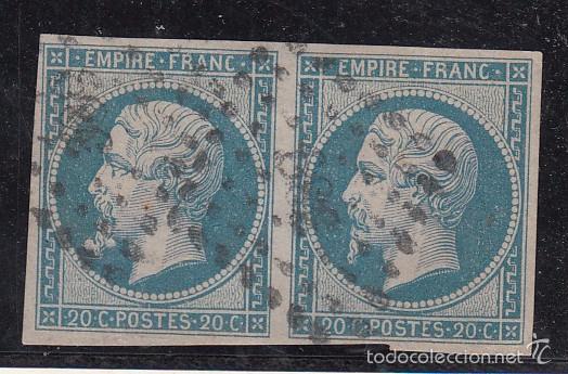 Sellos: francia   14B pareja usada, - Foto 1