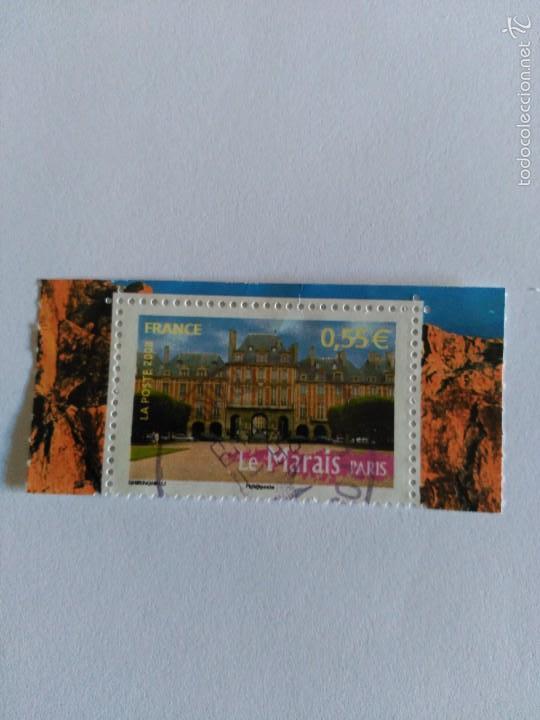 Sellos: Le Marais, Paris, usado. - Foto 1