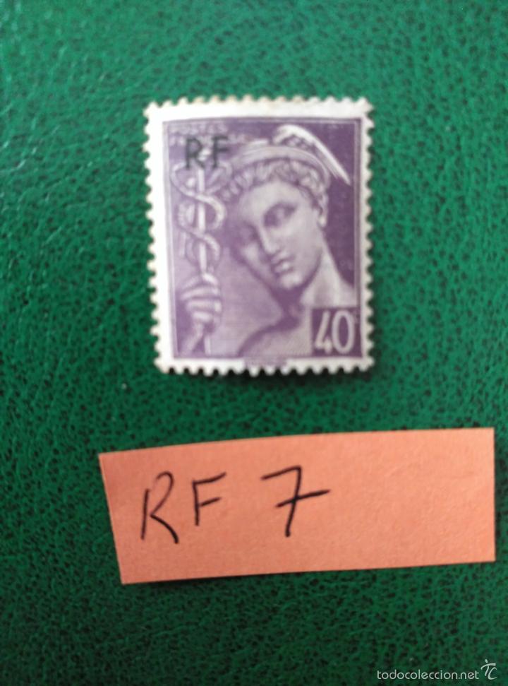 Sellos: FRANCIA RF SOBRECARGA RF SOBREIMPRESION - Foto 1