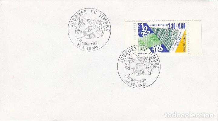 Sellos: SOBRE: 1990 FRANCIA - Foto 1