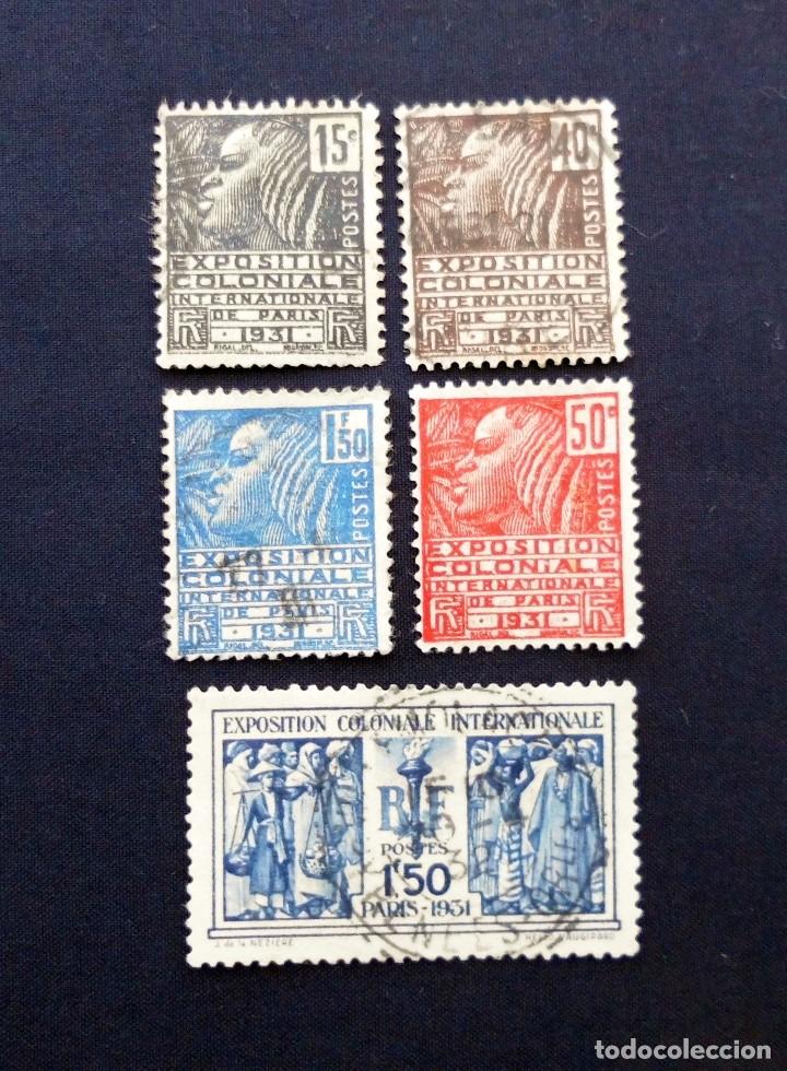 Francobolli: SELLOS DEFRANCIA 1930 1931 EXPOSICI&Oacute;N COLONIAL INTERNACIONAL DE PAR&Iacute;S, USADOS