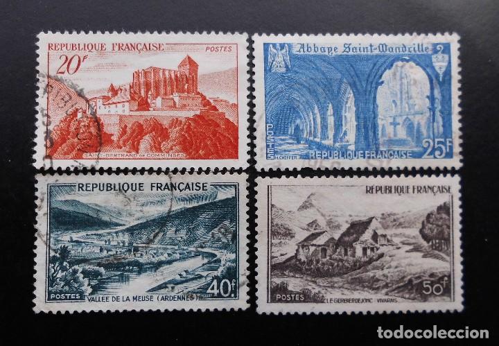 Sellos: FRANCIA 1949, MONUMENTOS Y SITIOS (O) - Foto 1