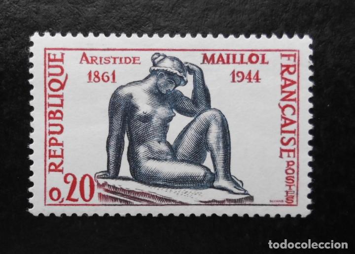 Sellos: FRANCIA 1961, CENTENARIO , YVERT 1281 (*) - Foto 1
