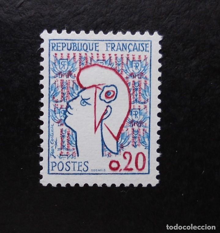 Sellos: FRANCIA 1961, CENTENARIO , YVERT 1282 (*) - Foto 1