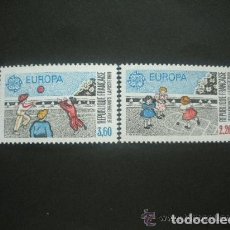Sellos: FRANCIA 1989 IVERT 2584/5 *** EUROPA - JUEGOS INFANTILES. Lote 91612875