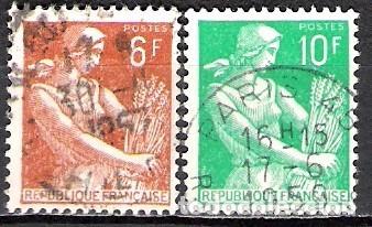 Sellos: FRANCIA 1957 - USADO - Foto 1
