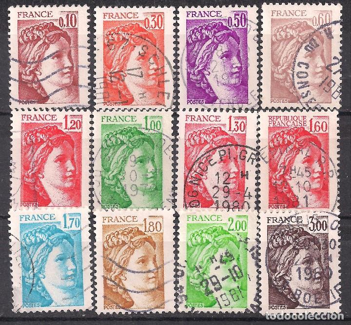 Sellos: FRANCIA 1977 - USADO - Foto 1