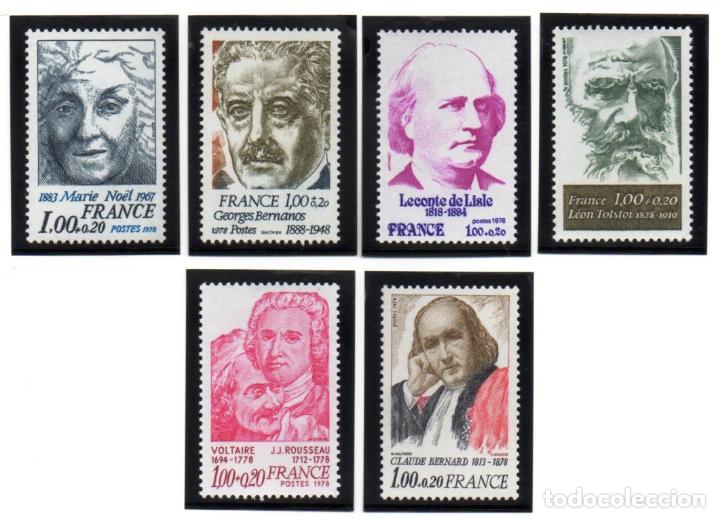Sellos: FRANCIA.- CAT&Aacute;LOGO YVERT N&ordm; 1986/90A, EN NUEVOS