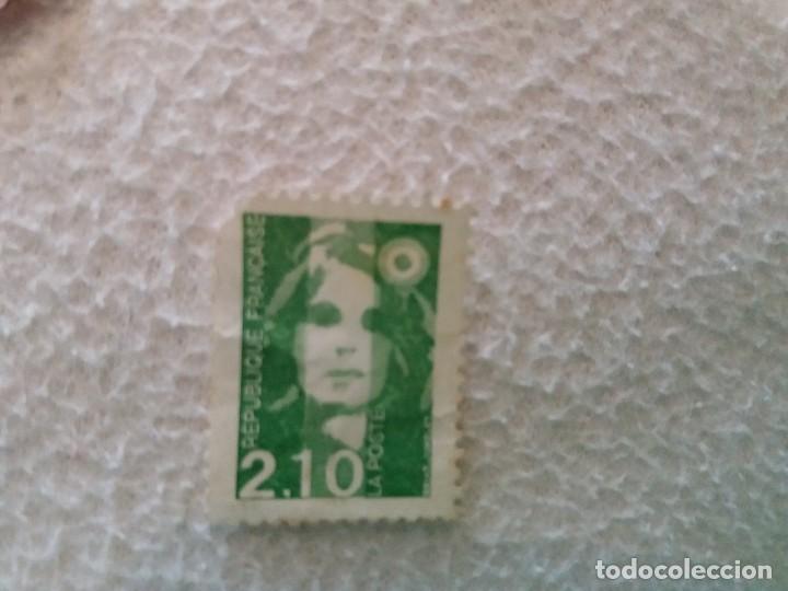 Sellos: SELLO REPUBLICA FRANCESA 2.10 IMAGEN BRIAT JUMELET