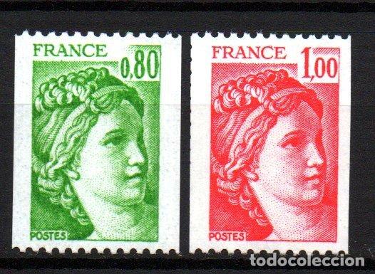 Selos: FRANCIA.- CAT&Aacute;LOGO YVERT N&ordm; 1578+1579A, SERIE COMPLETA EN NUEVO