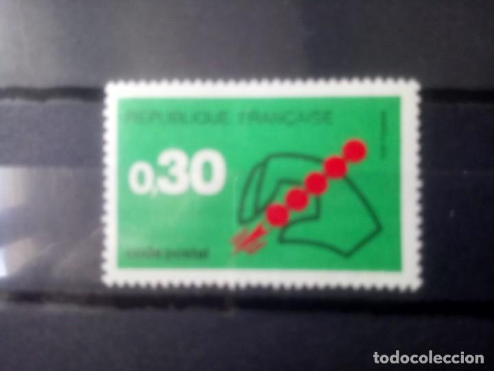 Sellos: FRANCIA 1972, C&Oacute;DIGO POSTAL, IT 1719 - Foto 1