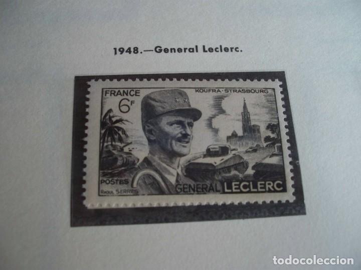 Sellos: Francia 1948. General Leclerc - Foto 1