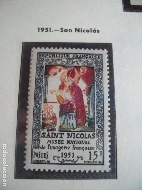 Sellos: Francia 1951. San Nicol&aacute;s - Foto 1