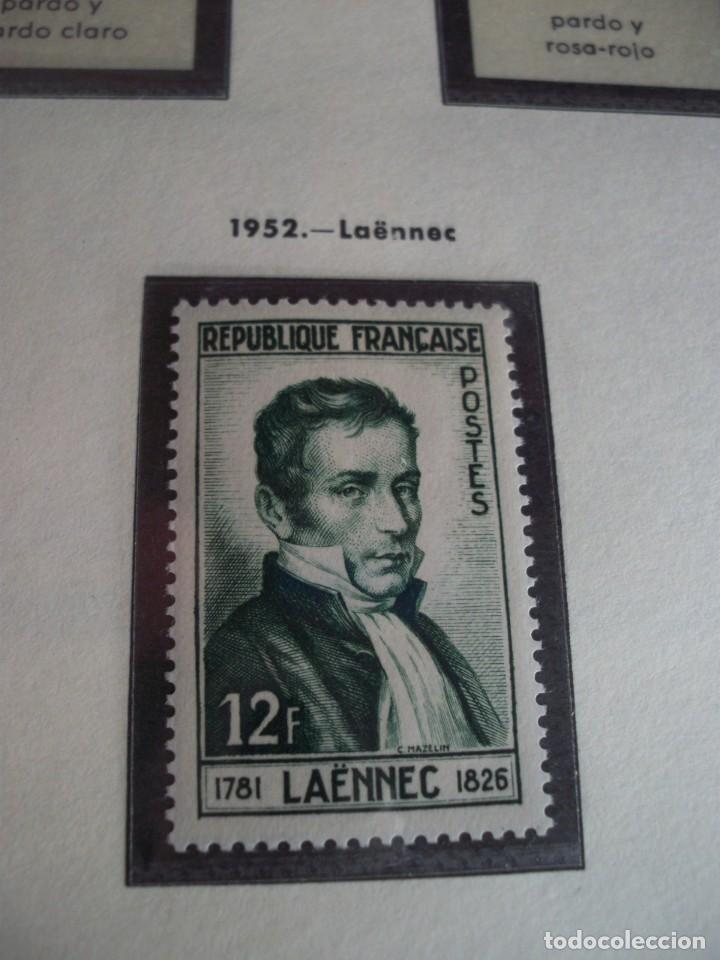 Sellos: Francia 1952. Laennec - Foto 1