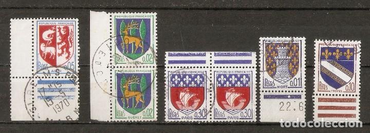 Sellos: FRANCIA. ESCUDOS - Foto 1