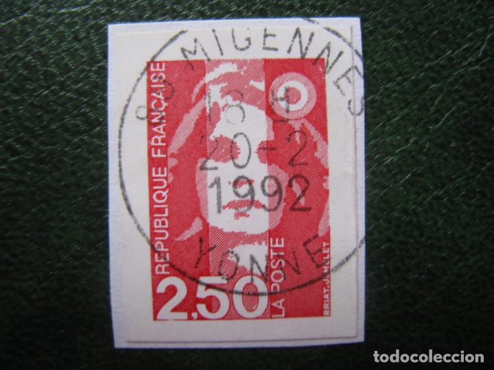 Sellos: francia** sello usado - Foto 1