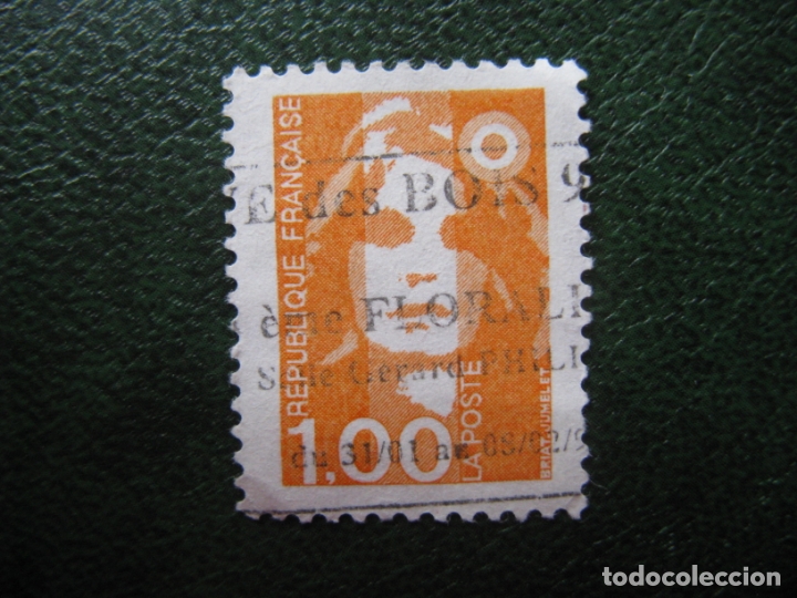 Sellos: francia** sello usado - Foto 1