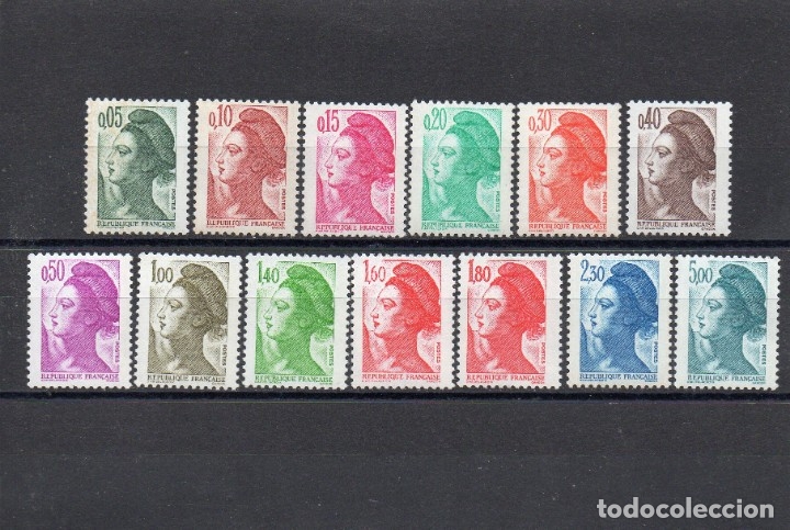 Sellos: FRANCIA 1982, YVERT 2178-90, MNH-SC - Foto 1
