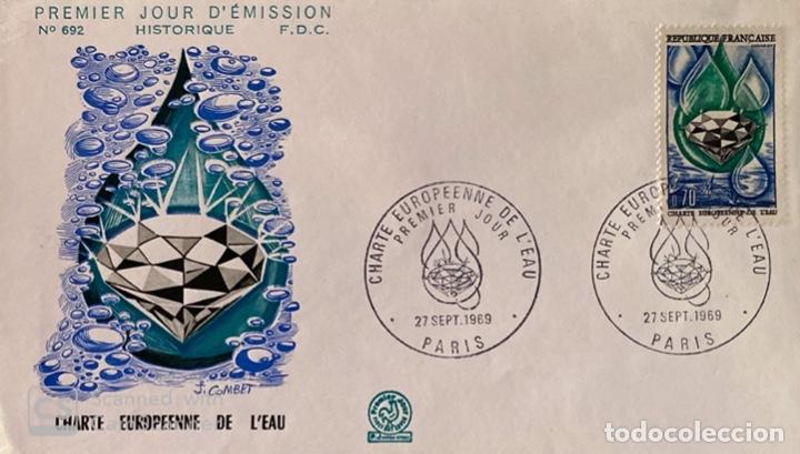 ENVELOPPE 1ER JOUR France 1969 EUR 1,30 - FR