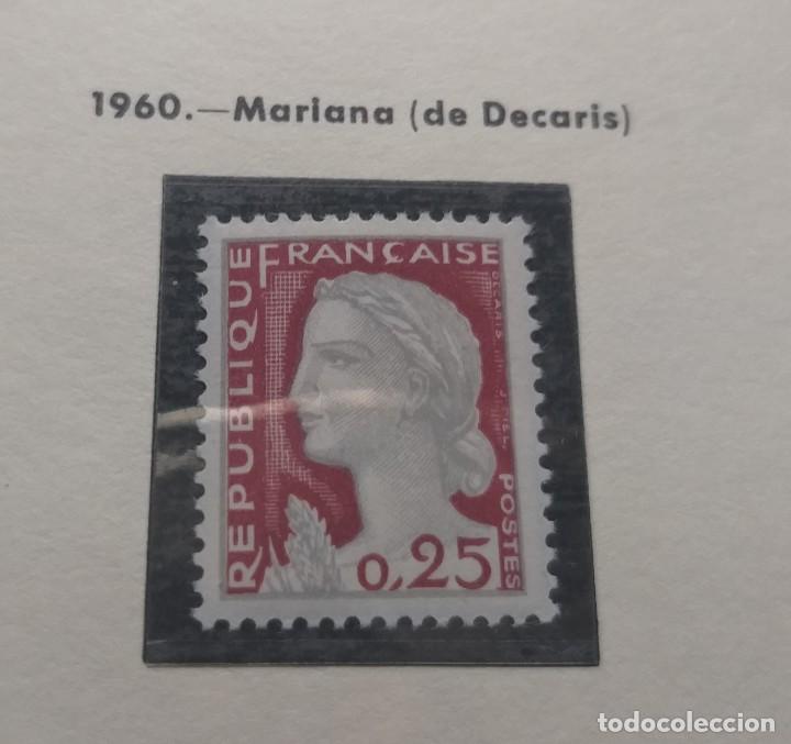 Sellos: FRANCIA 1960. MARIANA (DE DECARIS) - Foto 1