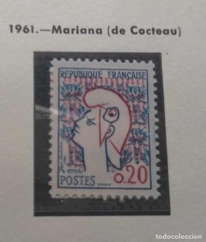 Sellos: FRANCIA 1961. MARIANA (DE COCTEAU) - Foto 1