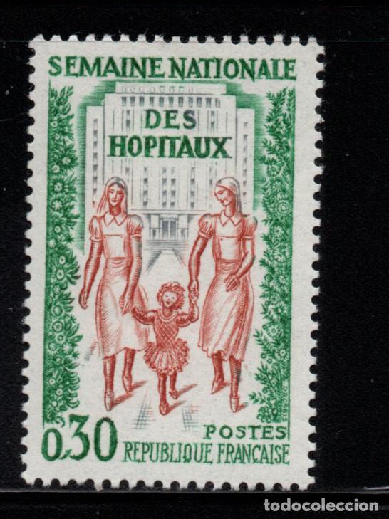 Sellos: FRANCIA 1339** - A&Ntilde;O 1962 - SEMANA NACIONAL DE LOS HOSPITALES