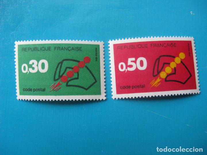 Sellos: +francia 1972, codigo postal, Yvert 1719/20 - Foto 1