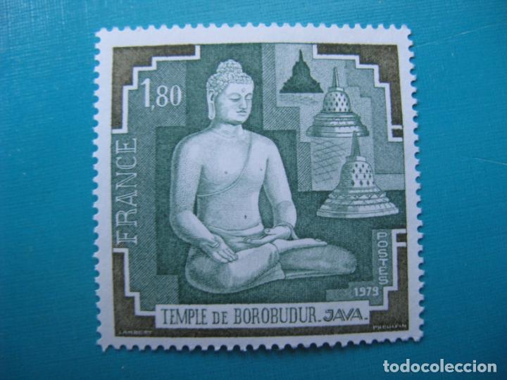 Sellos: +francia 1979, templo de borobudur en java, Yvert 2036 - Foto 1
