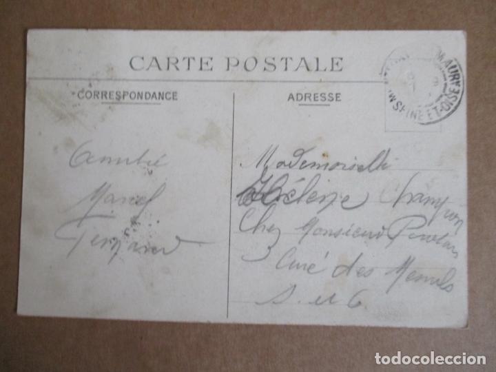 Sellos: saint cloud POSTAL circulada   francia - Foto 2