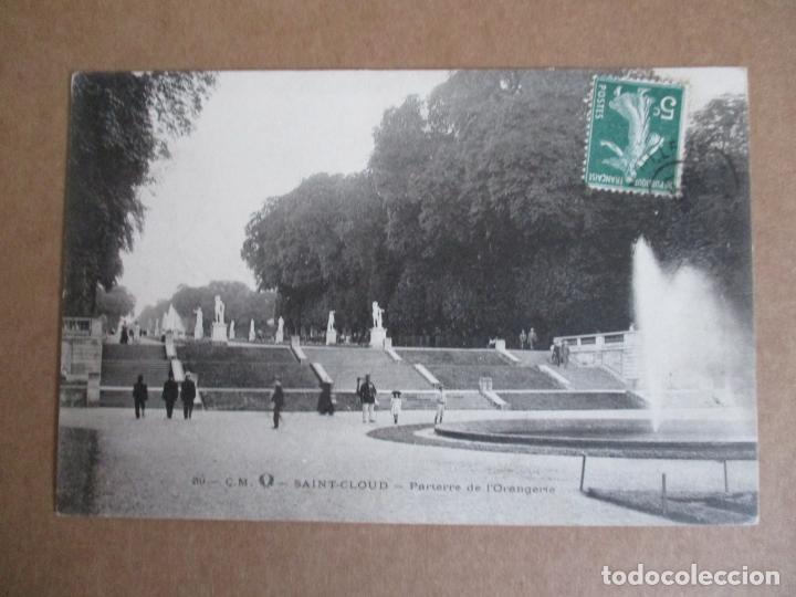 Sellos: saint cloud POSTAL circulada   francia - Foto 1