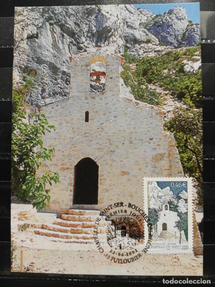 Sellos: FRANCIA. YVERT 3496. EDIFICIOS RELIGIOSOS. CAPILLA DE SAINT-SER. PUYLOUBIER. - Foto 1
