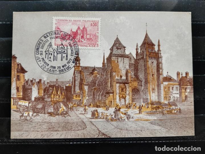 Sellos: FRANCIA. YVERT 1718. EDIFICIOS RELIGIOSOS. CATEDRAL DE SAINT-BRIEUC - Foto 1