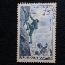 Sellos: FRANCIA, 75F, ALPINISME, AÑO 1956.. Lote 221951592