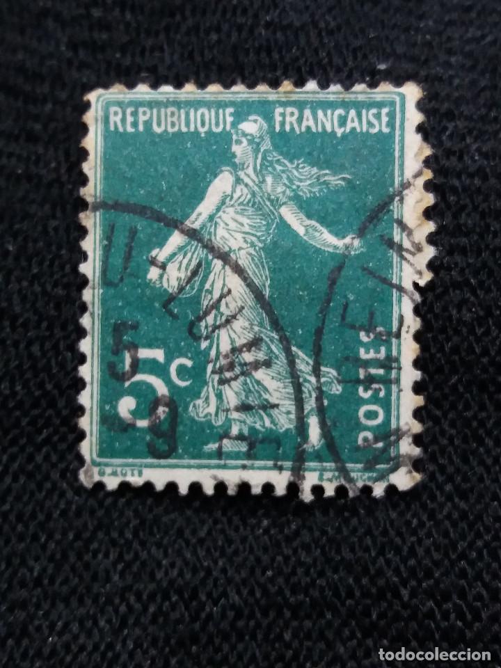 Sellos: FRANCIA, 5C, SEMBRADORA, A&Ntilde;O 1923. - Foto 1