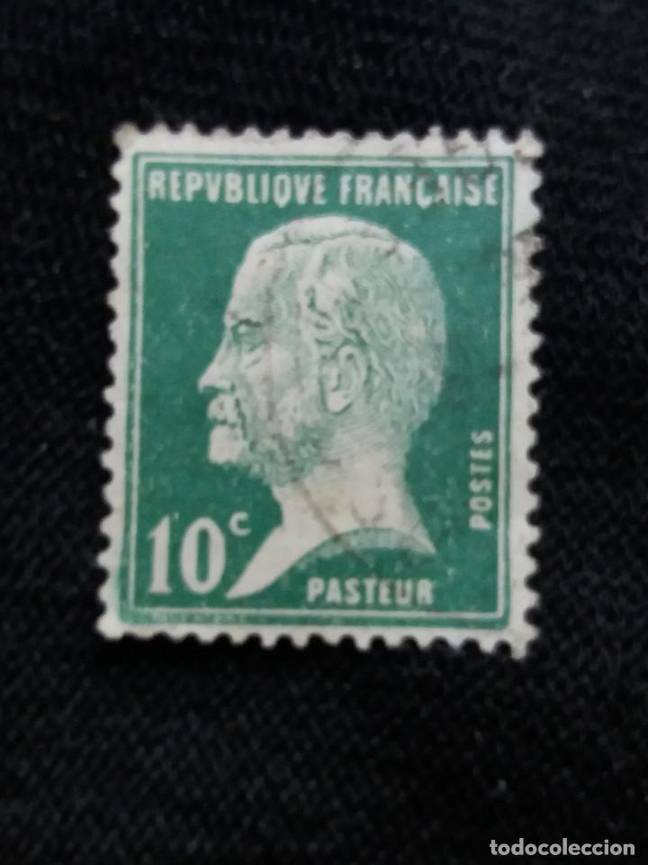 Sellos: FRANCIA, 10C, PASTEUR, A&Ntilde;O 1923. - Foto 1