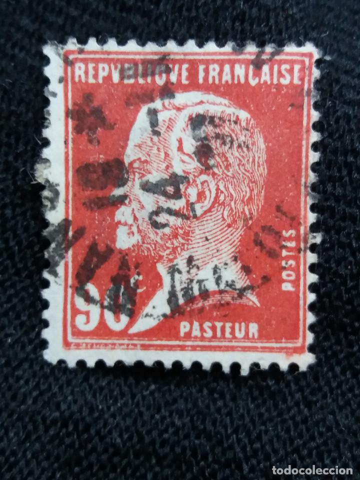 Sellos: FRANCIA, 90C, PASTEUR, A&Ntilde;O 1926, - Foto 1