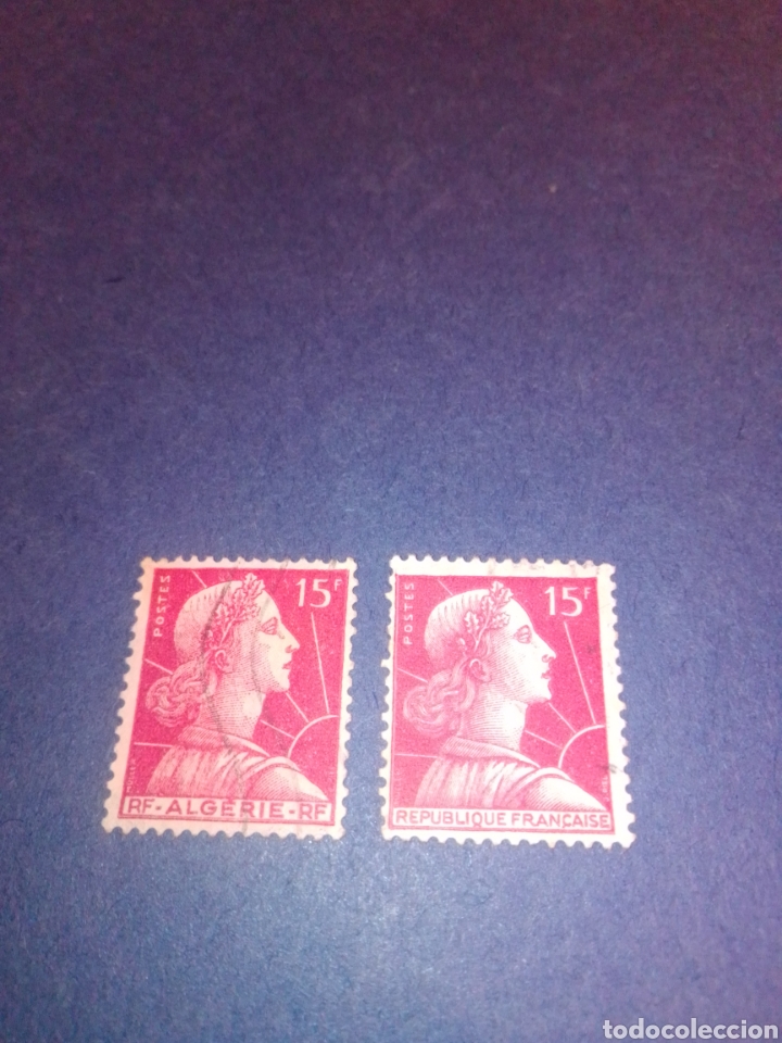 Sellos: Sellos Francia y Argelia - Foto 1