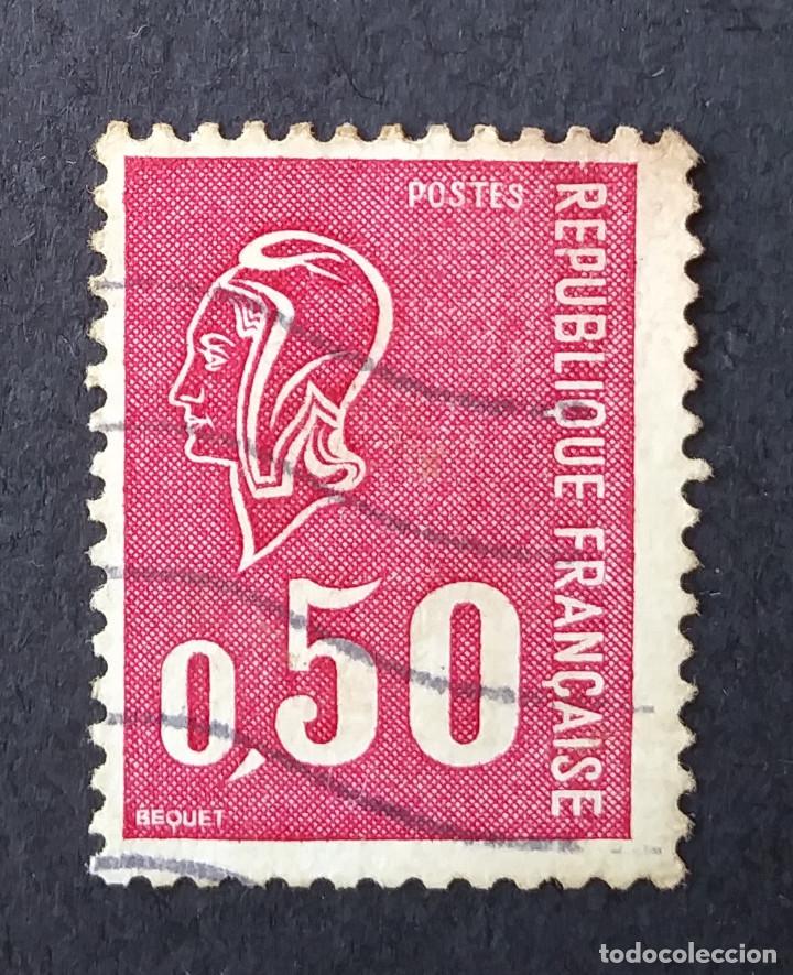 Sellos: 1971 Francia Marianne - Foto 1