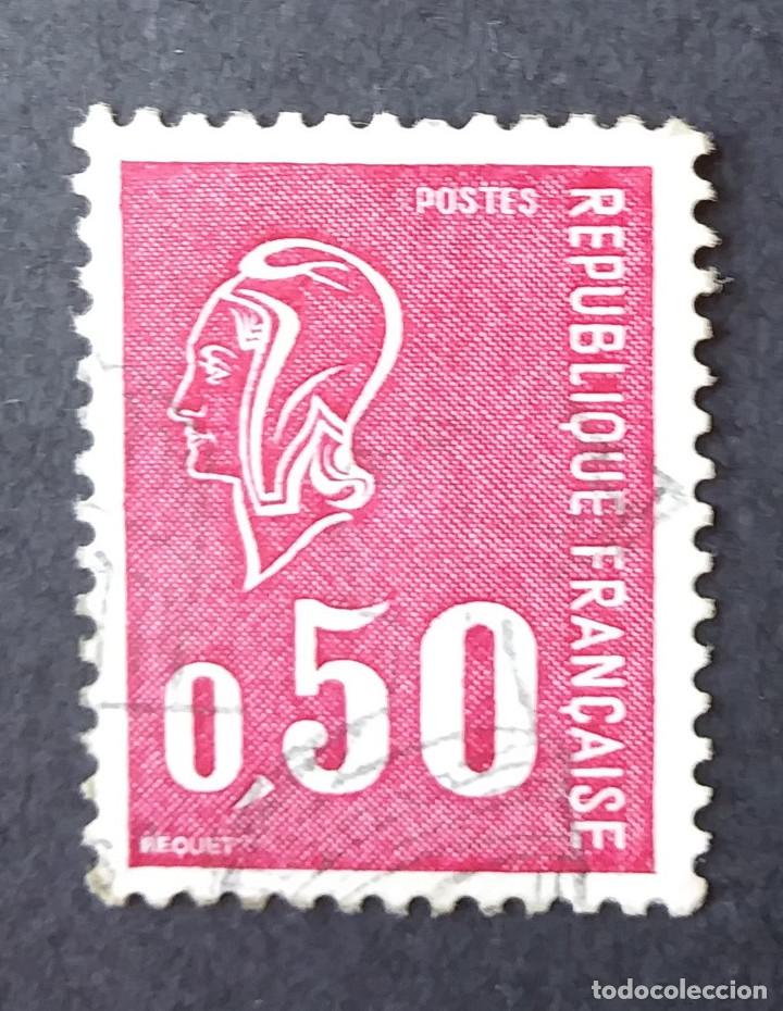 Sellos: 1971 Francia Marianne - Foto 1