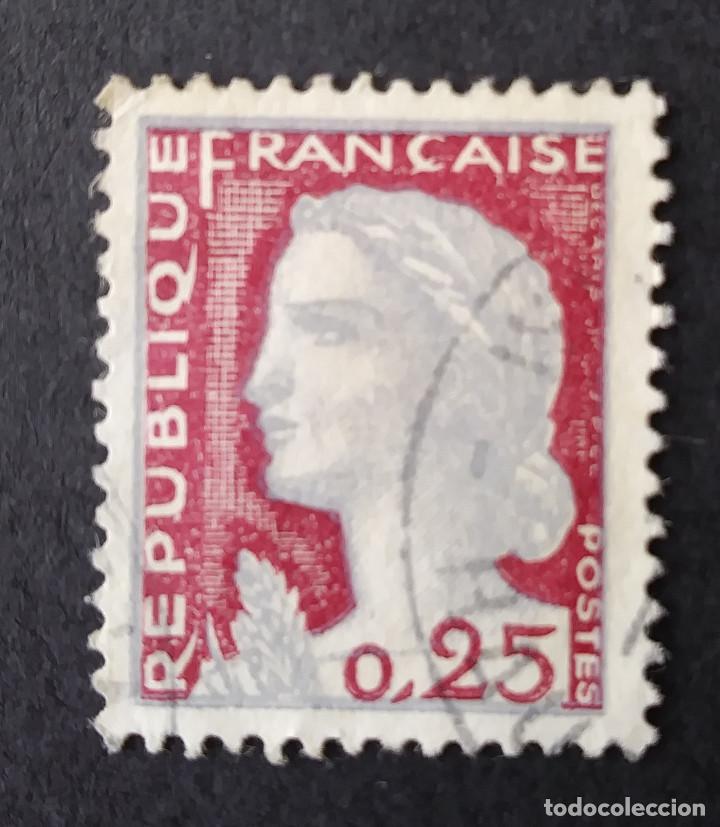 Sellos: 1960 Francia Marianne - Foto 1