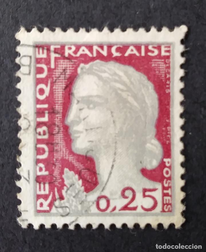 Sellos: 1960 Francia Marianne - Foto 1