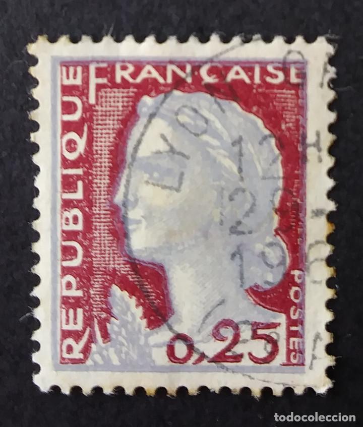 Sellos: 1960 Francia Marianne - Foto 1
