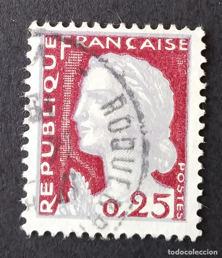 Sellos: 1960 Francia Marianne - Foto 1