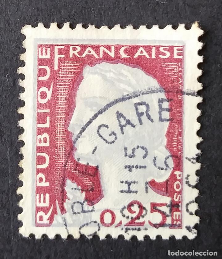 Sellos: 1960 Francia Marianne - Foto 1