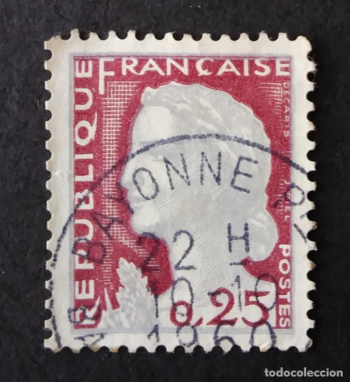 Sellos: 1960 Francia Marianne - Foto 1