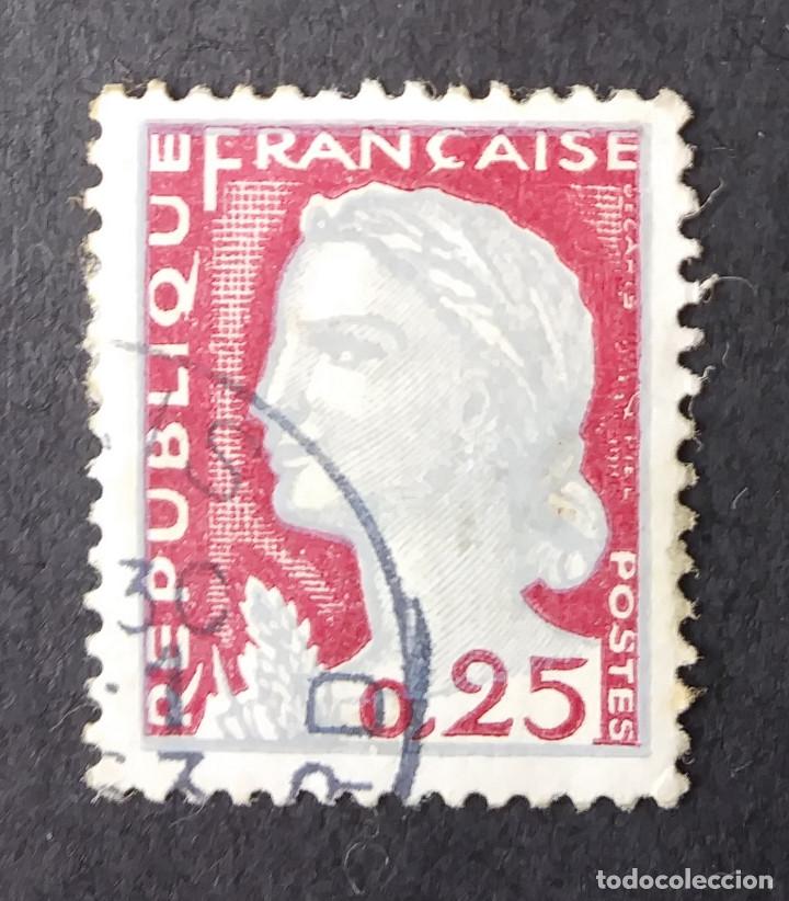 Sellos: 1960 Francia Marianne - Foto 1