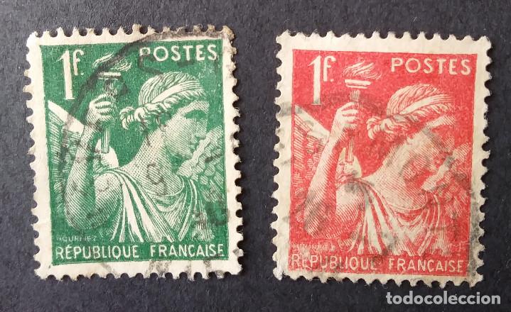 Sellos: 1938-1942 Francia Iris - Foto 1