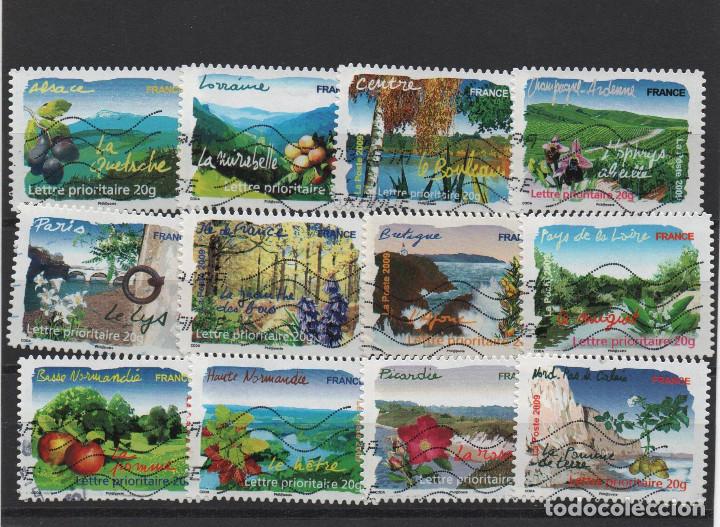 Sellos: Serie completa usada autoadhesivos de Francia 2009. - Foto 1
