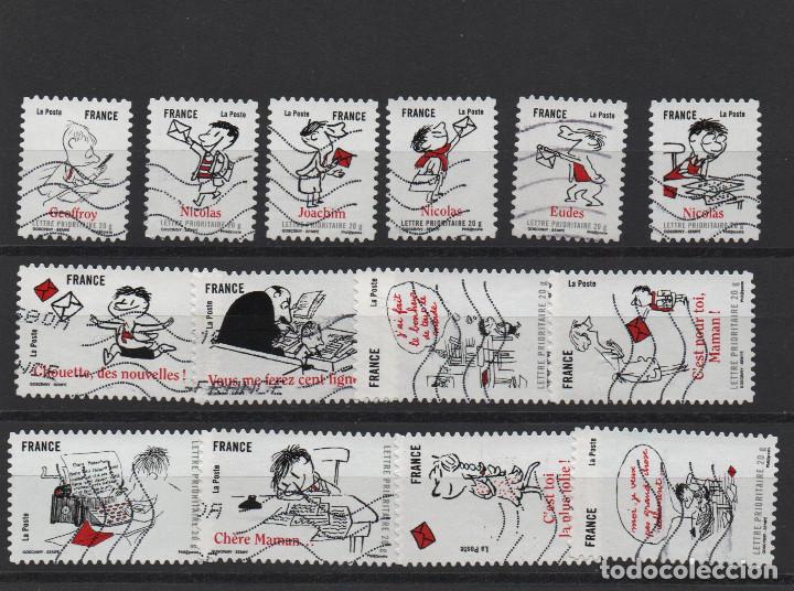 Sellos: Serie completa usada autoadhesivos de Francia 2009. - Foto 1